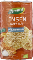 Bio lečini vaflji z morsko soljo 