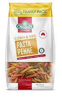 Koruzne testenine z zelenjavo, peresniki