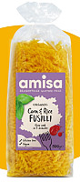 Testenine iz riža in koruze, svedri Fusilli