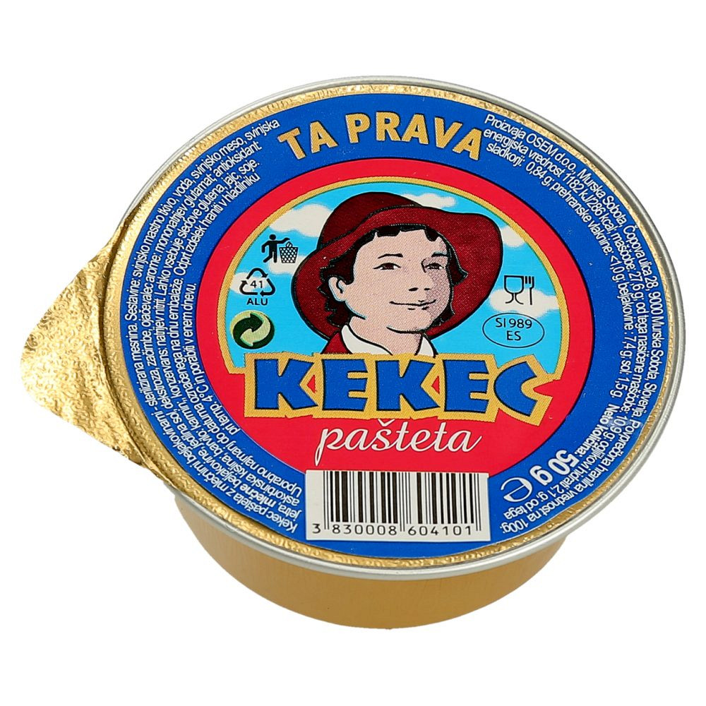 Jetrna pašteta Kekec