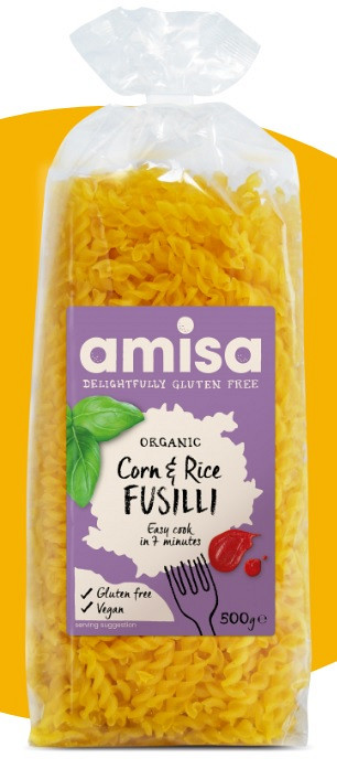 Testenine iz riža in koruze, svedri Fusilli